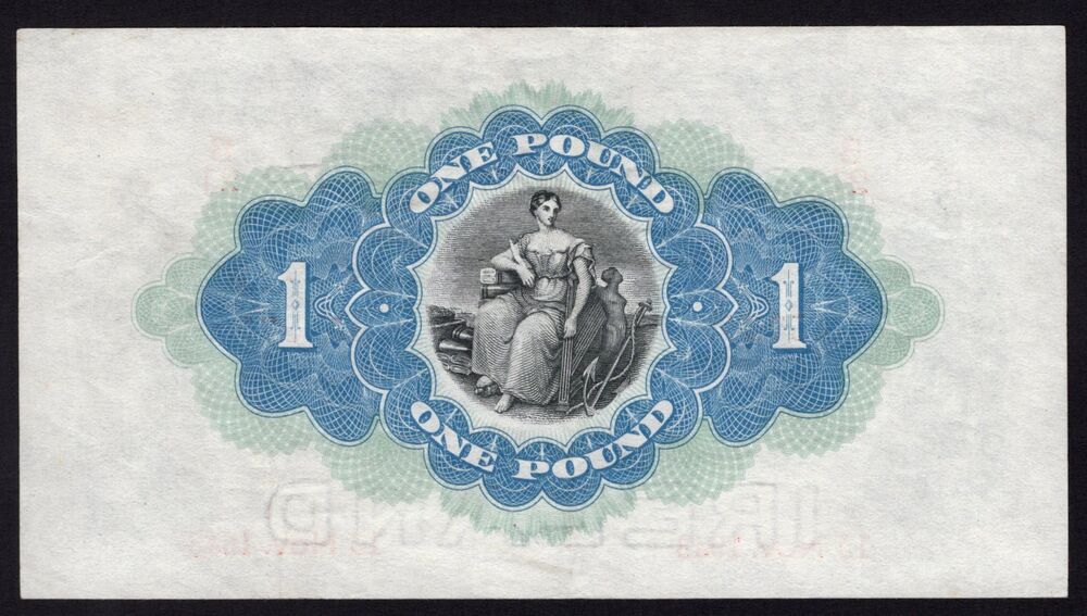 Ireland, Northern - 1 Pound 1943 - Pick # 55b - VF