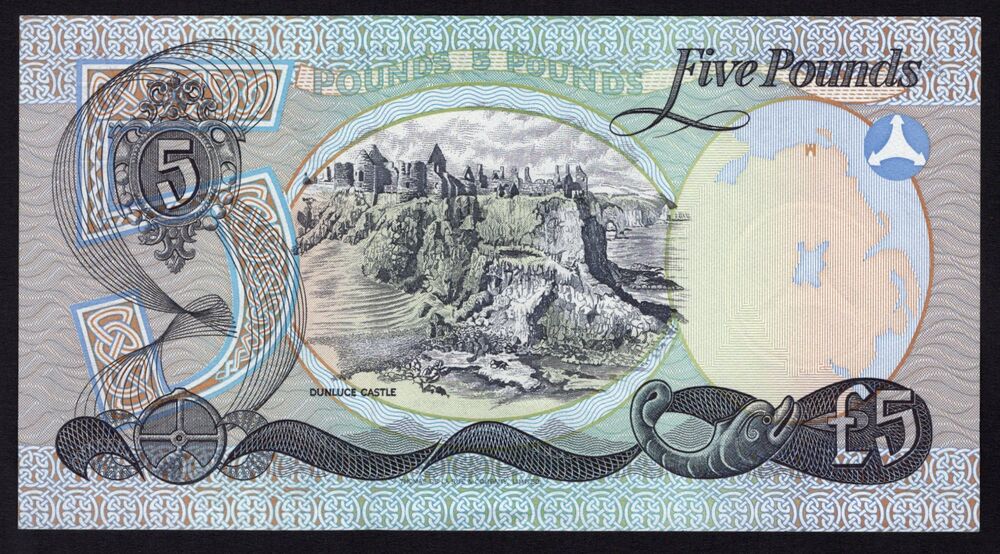 Ireland, Northern - 5 Pounds 1984 - Pick # 2c - AU