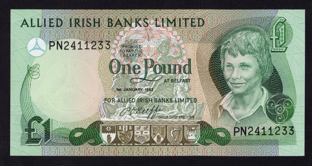 Ireland, Northern - 1 Pound 1982 - Pick # 1a - UNC