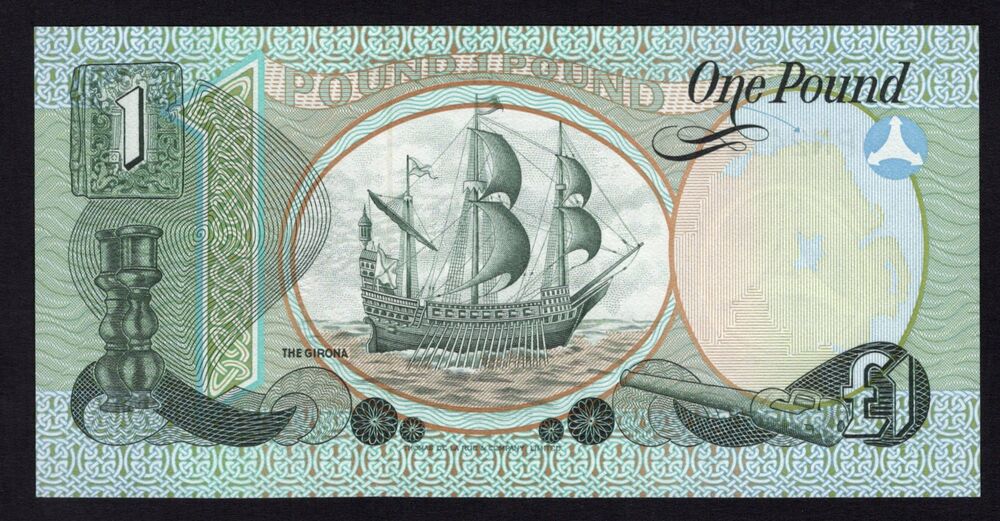 Ireland, Northern - 1 Pound 1982 - Pick # 1a - UNC