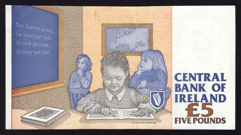 Ireland - 5 Pounds 1994 - Pick # 75a - AU