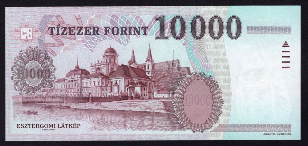 Hungary - 10.000 Forint 1999 - Pick # 183c - XF+