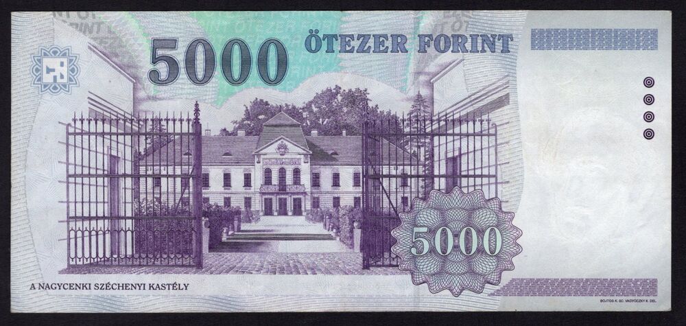 Hungary - 5000 Forint 1999 - Pick # 182 - VF