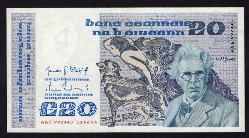 Ireland - 20 Pounds 1984 - Pick # 73b - VF+