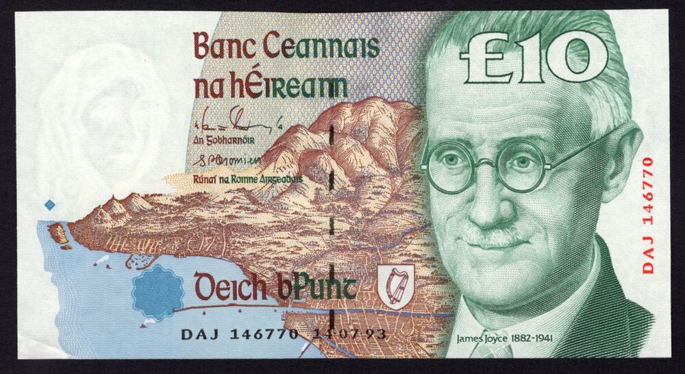 Ireland - 10 Pounds 1993 - Pick # 76a - XF