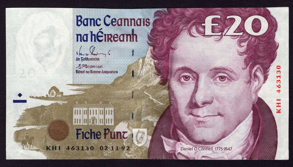 Ireland - 20 Pounds 1992 - Pick # 77a - XF (ph)