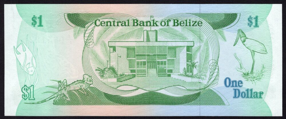 Belize - 1 Dollar 1987 - Pick # 46c - UNC