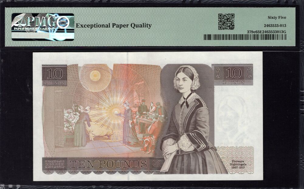 Great Britain - 10 Pounds 1988 - Pick # 379e - PMG 65 EPQ