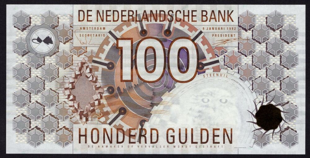 Netherlands - 100 Gulden 1992 - Pick # 101 - UNC