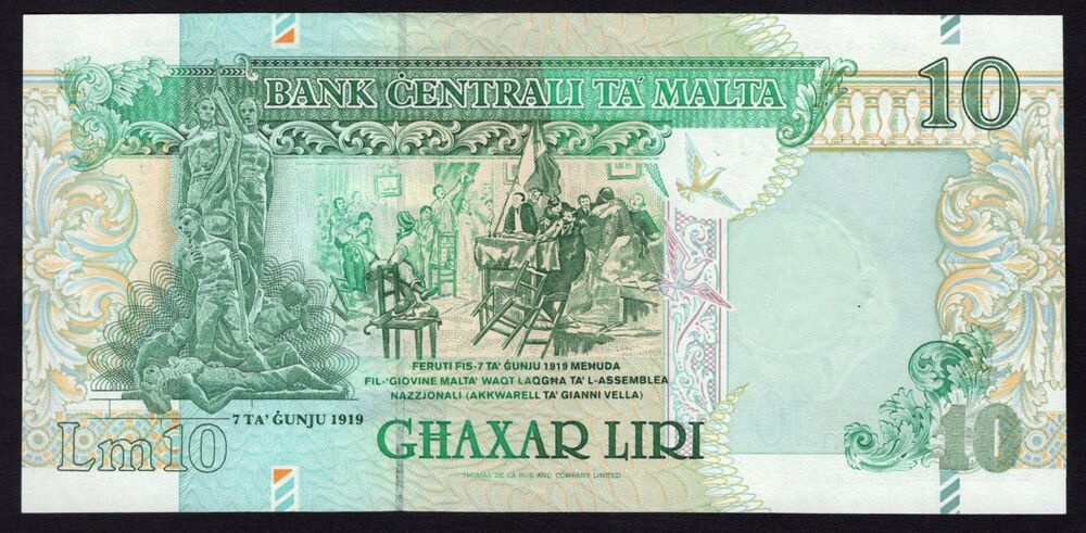 Malta - 10 Liri Millennium - Pick # 51 - UNC