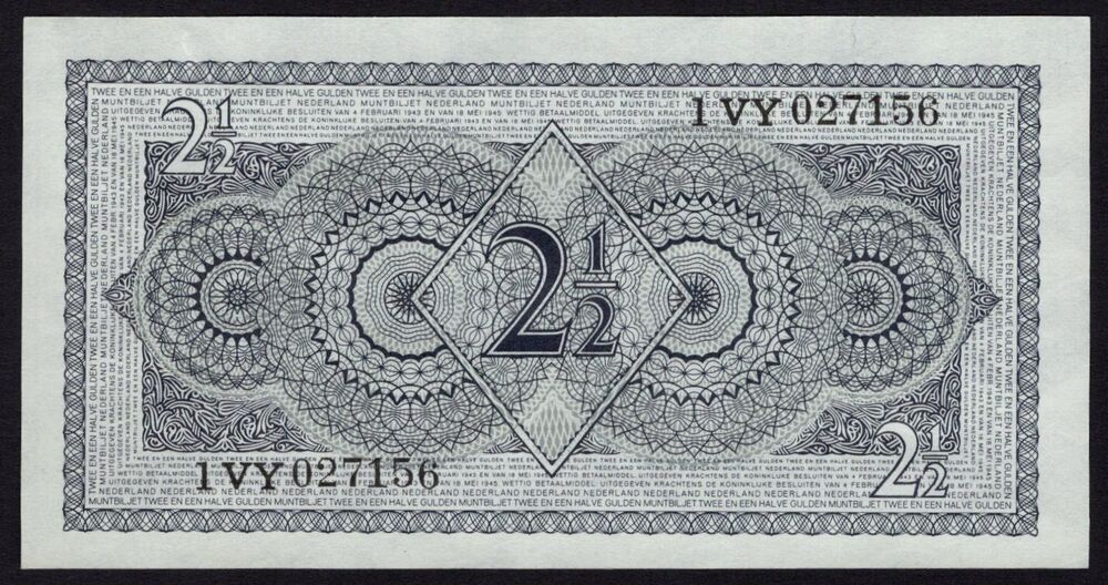 Netherlands - 2.50 Gulden 1949 - Pick # 73 - UNC