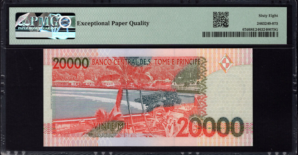 Sao Tome and Principe - 20.000 Dobras 2010 - Pick # 67d - PMG 68 EPQ