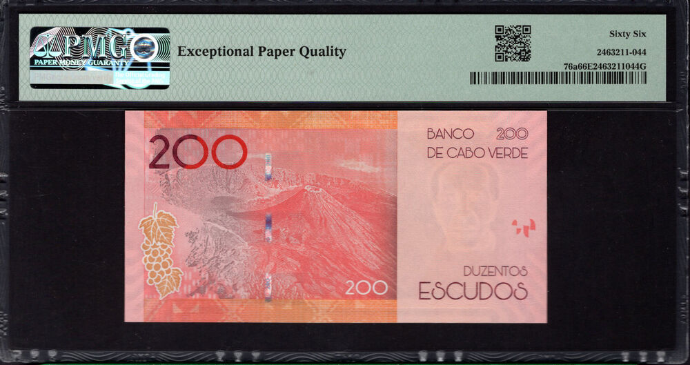 Cape Verde - 200 Escudos 2019 - Pick # 76a - PMG 66 EPQ