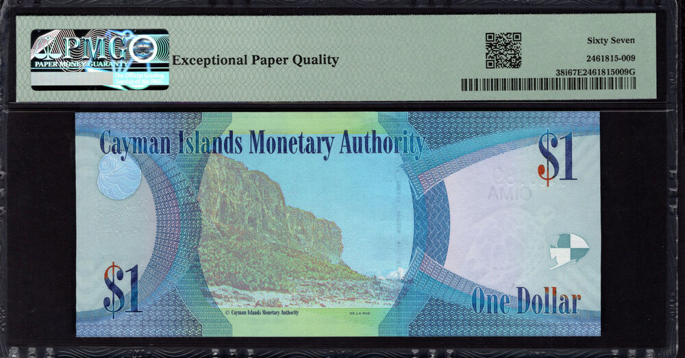 Cayman Islands - 1 Dollar 2018 - Pick # 38i - PMG 67 EPQ