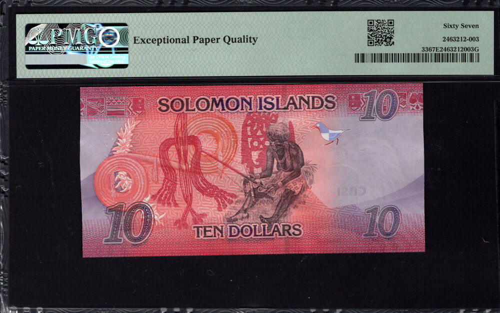 Solomon Islands - 10 Dollars 2017 - Pick # 33 - PMG 67 EPQ