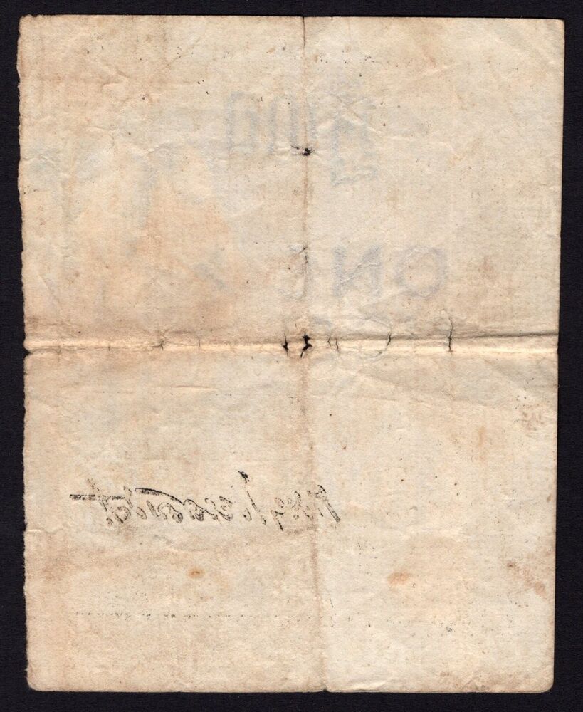 Thailand, Siam - 1 Tical 1918 - Pick # 14 - Half note, Poor