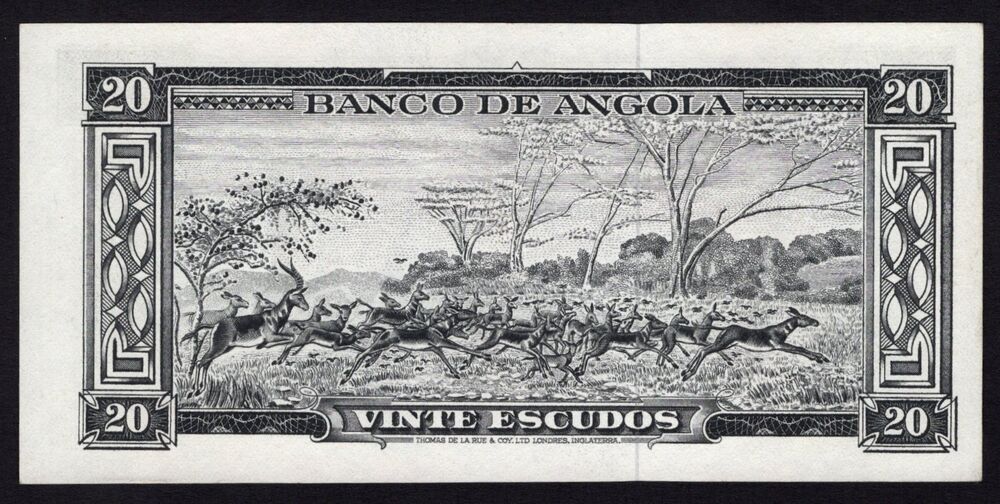 Angola - 20 Escudos 1962 - Pick # 92 - XF