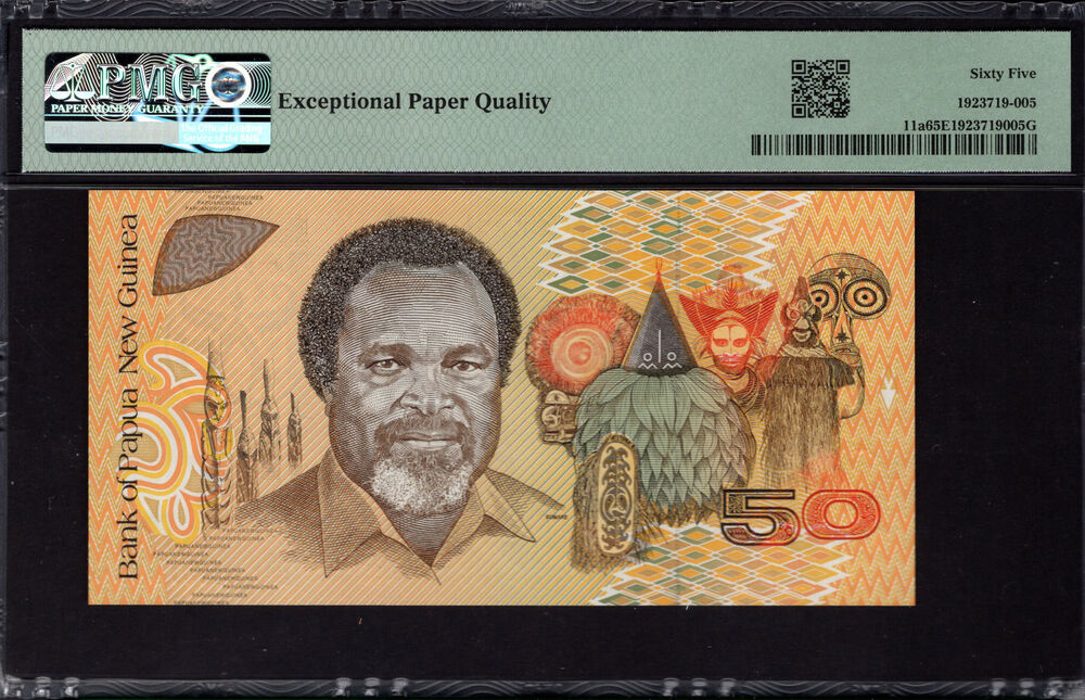 Papua New Guinea - 50 Kina 1989 - Pick # 11a - PMG 65 EPQ
