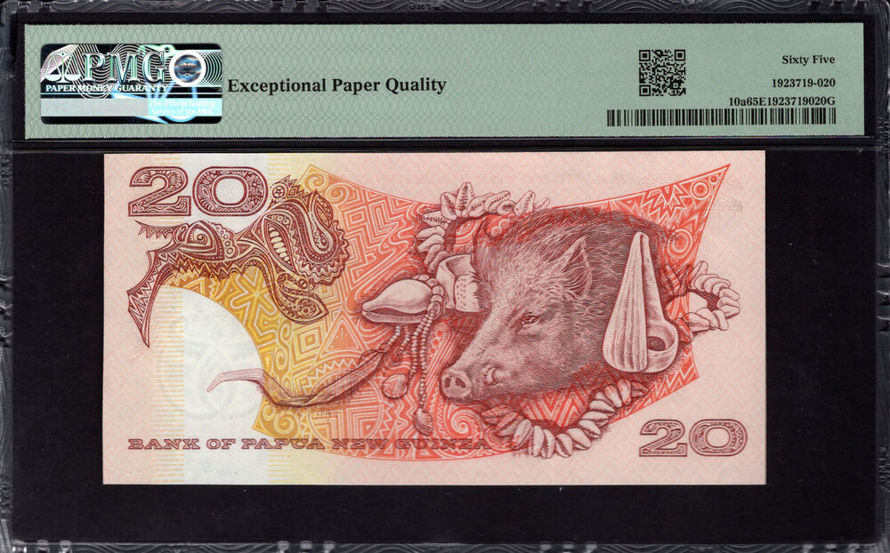 Papua New Guinea - 20 Kina 1989 - Pick # 10a - PMG 65 EPQ