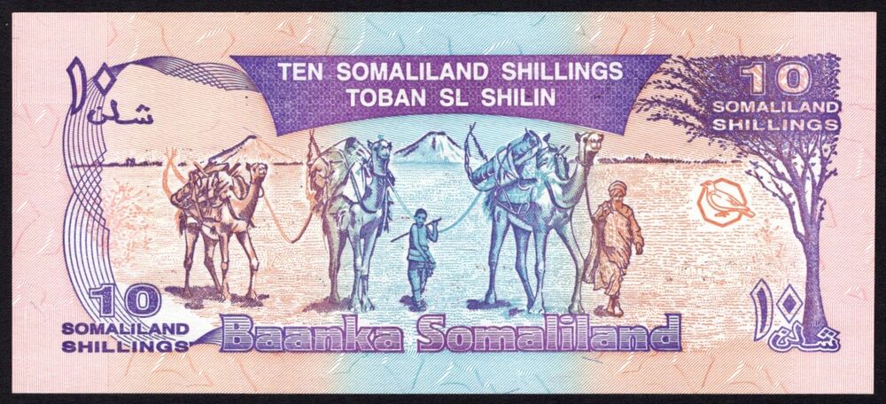 Somaliland - 10 Shillings 1996 - Pick # 9 - UNC