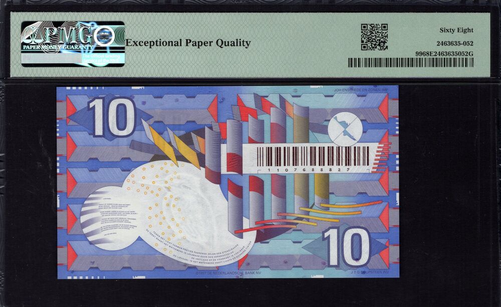 Netherlands - 10 Gulden 1997 - Pick # 99 - PMG 68 EPQ