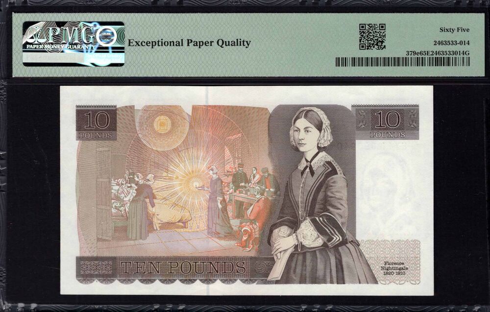 Great Britain - 10 Pounds 1988 - Pick # 379e - PMG 65 EPQ