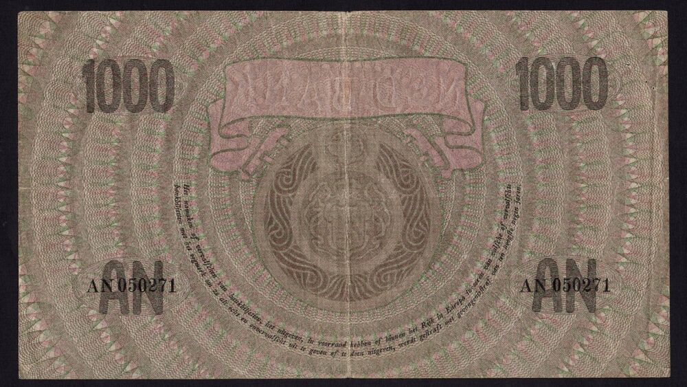 Netherlands - 1000 Gulden 1926 - Pick # 48 - Fine