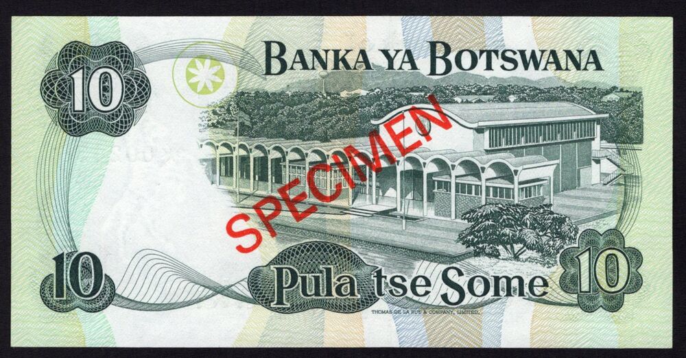 Botswana - 10 Pula 1976 - Pick # 4a/CS - Specimen - UNC