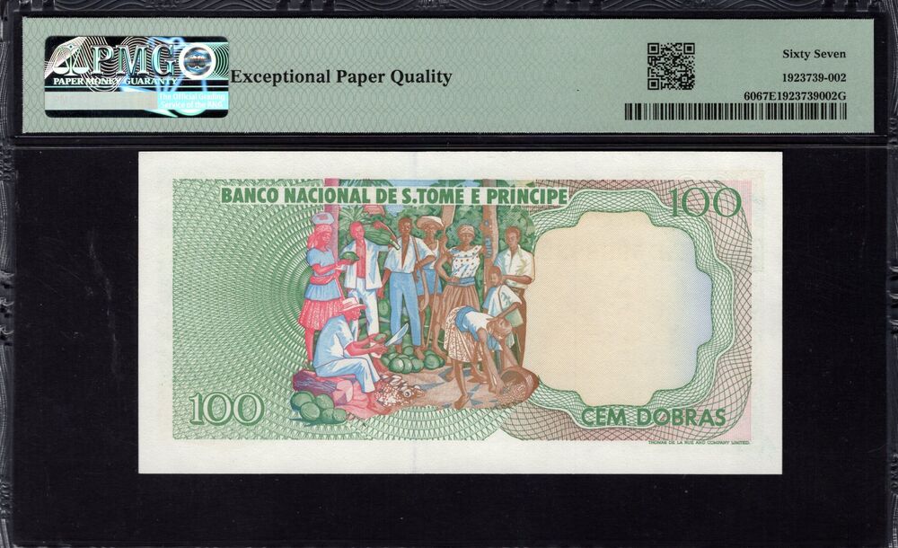 Sao Tome and Principe - 100 Dobras 1989 - Pick # 60 - PMG 67 EPQ