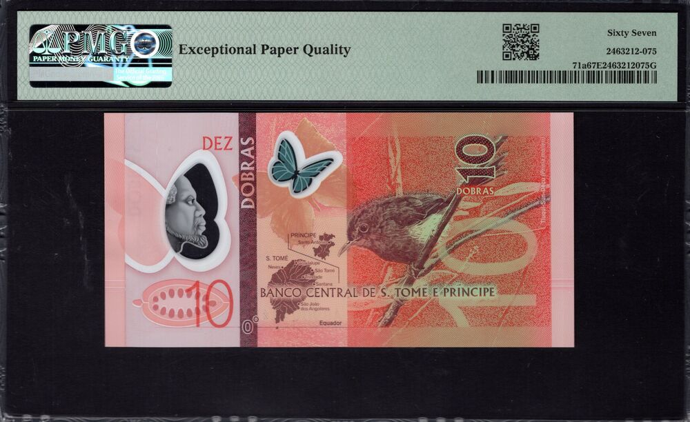 Sao Tome and Principe - 10 Dobras 2016 - Pick # 71a - PMG 67 EPQ