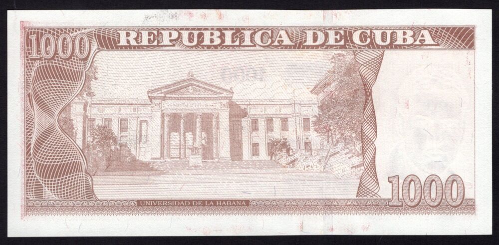 Cuba - 1000 Pesos 2023 - Pick # 132c - Error Note - UNC