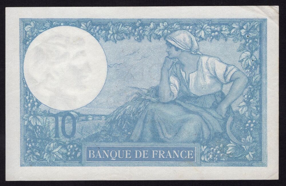 France - 10 Francs 1918 - Pick # 73a - XF (ph)