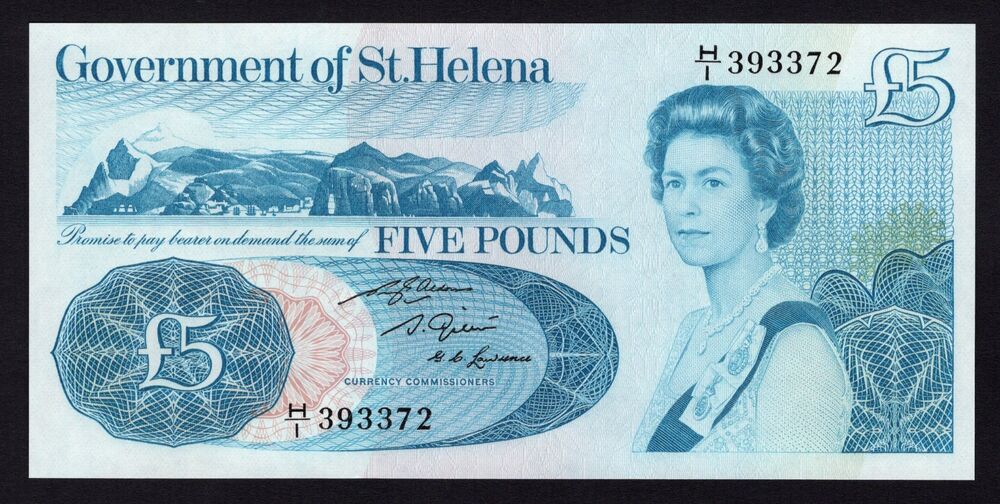 Saint Helena - 5 Pounds 1976/81 - Pick # 7b - UNC