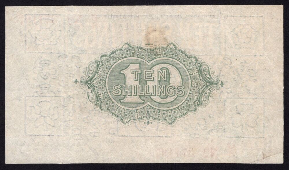 Great Britain - 10 Shillings 1918 - Pick # 350b - F/VF