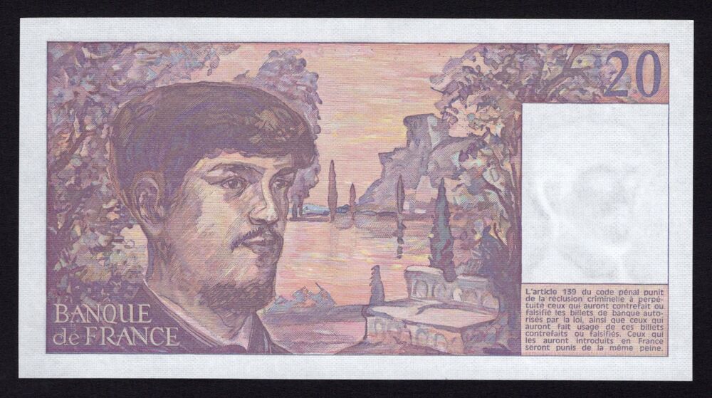 France - 20 Francs 1987 - Pick # 151b - UNC