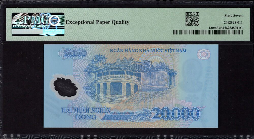 Vietnam - 20.000 Dong 2022 - Pick # 120m - PMG 67 EPQ
