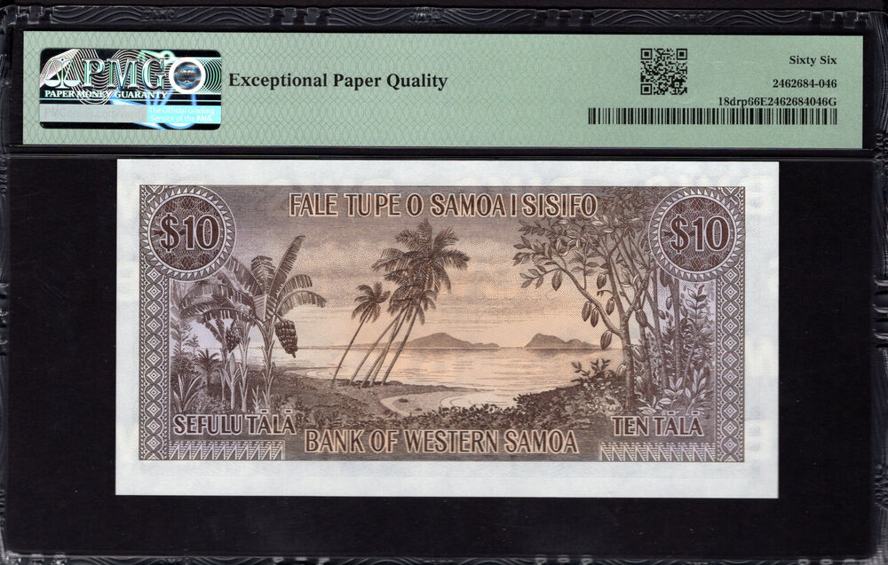 Western Samoa - 10 Tala 2020 - Pick # 18drp - PMG 66 EPQ